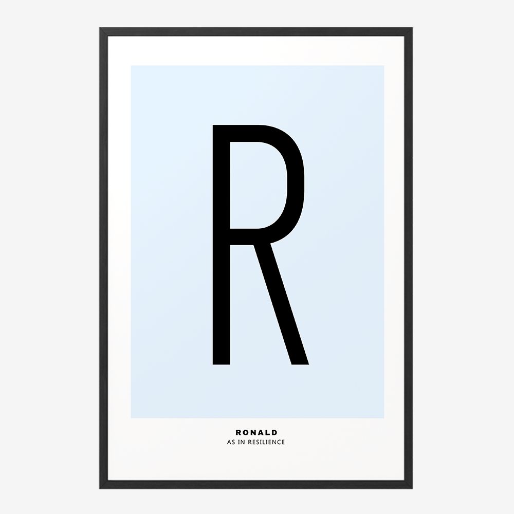 Personlig plakat - Ronald