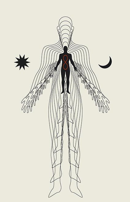 Plakat - Abstrakt Menneskeform