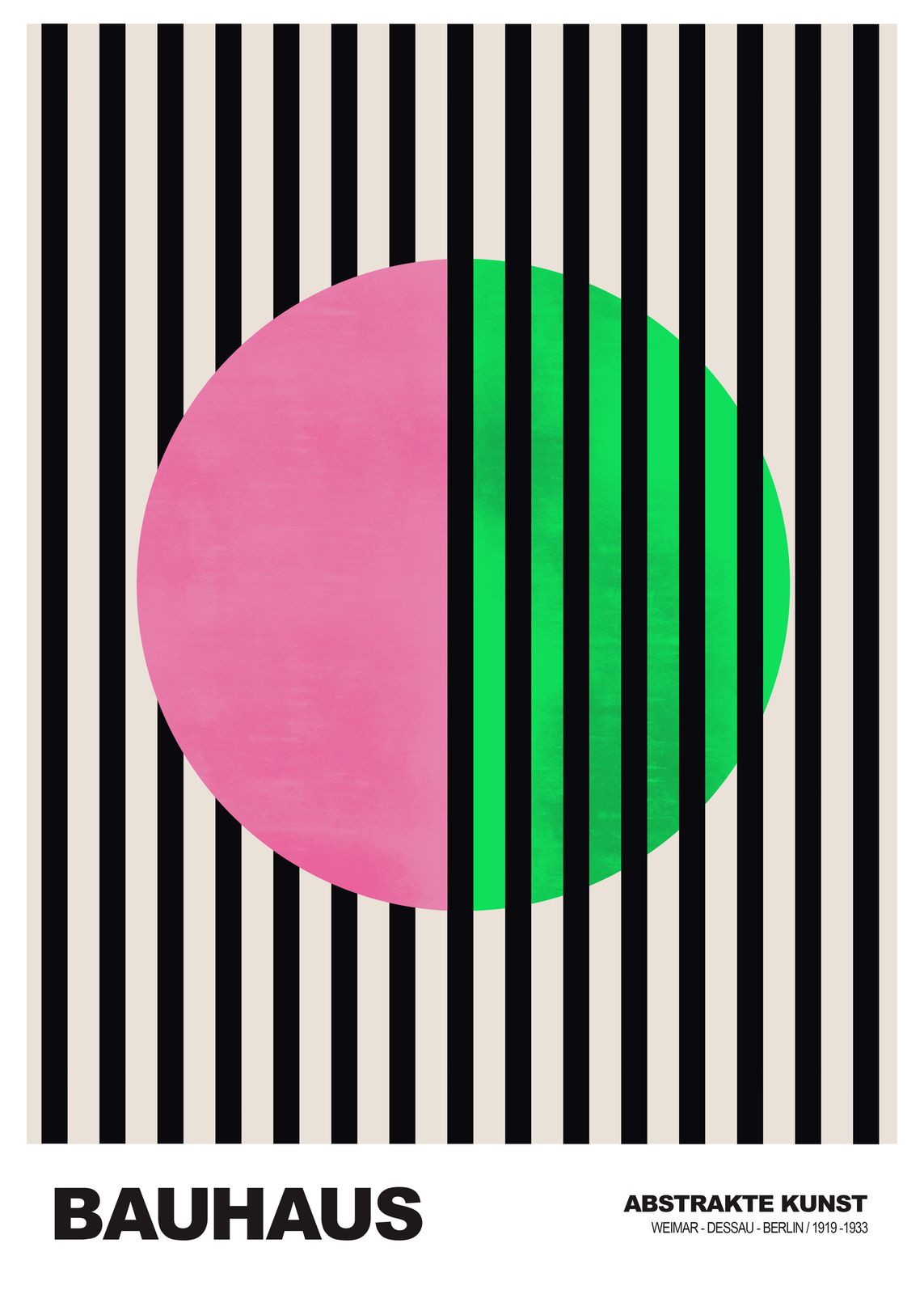 Plakat - Bauhaus Abstrakt Kunst
