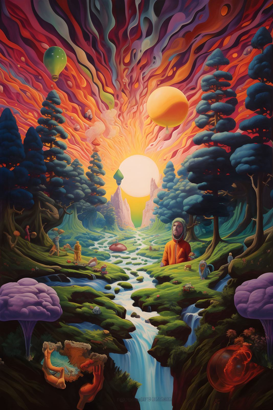 Plakat - Surrealistisk Landskab