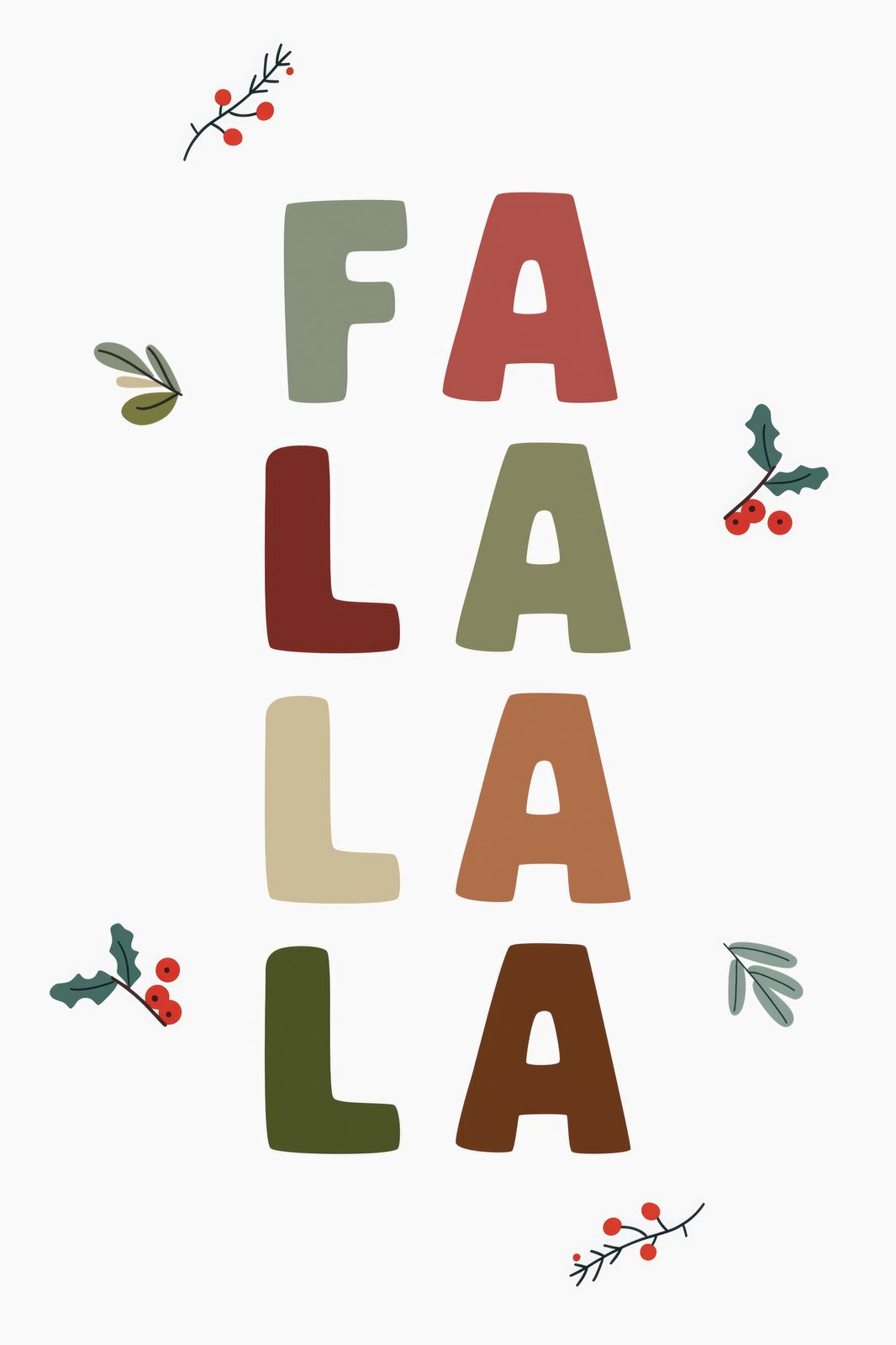 Plakat - Ferie Fa La La