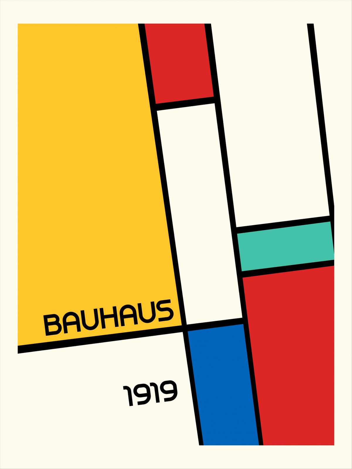 Plakat - Bauhaus 1919