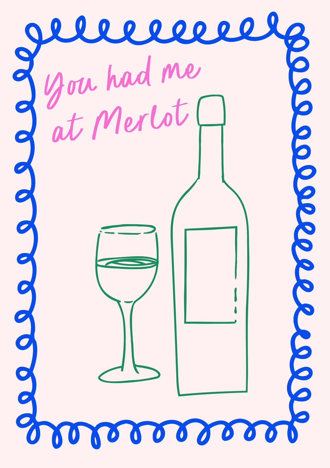 Plakat - Vin Tema Kunst