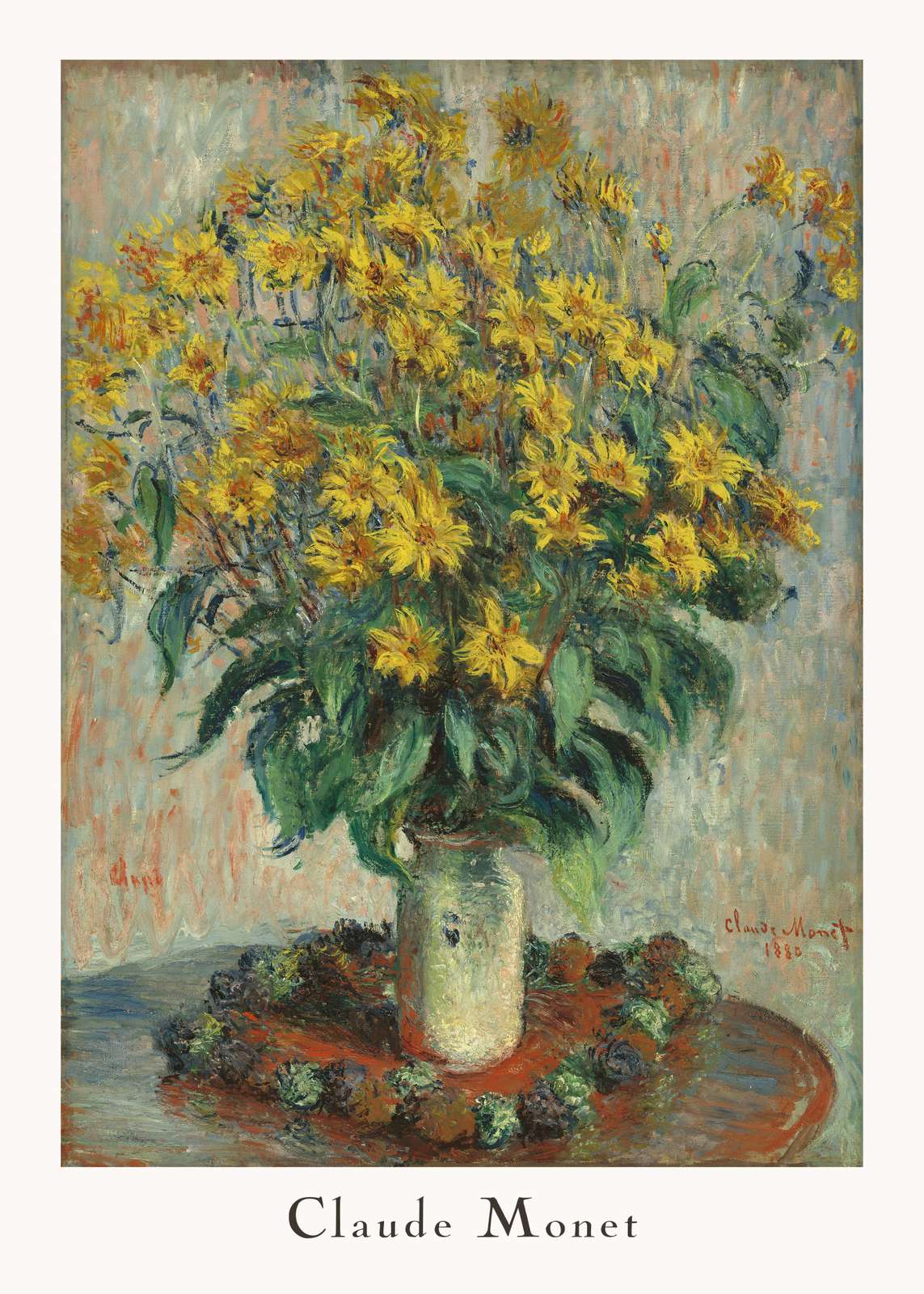 Plakat - Solsikker af Claude Monet