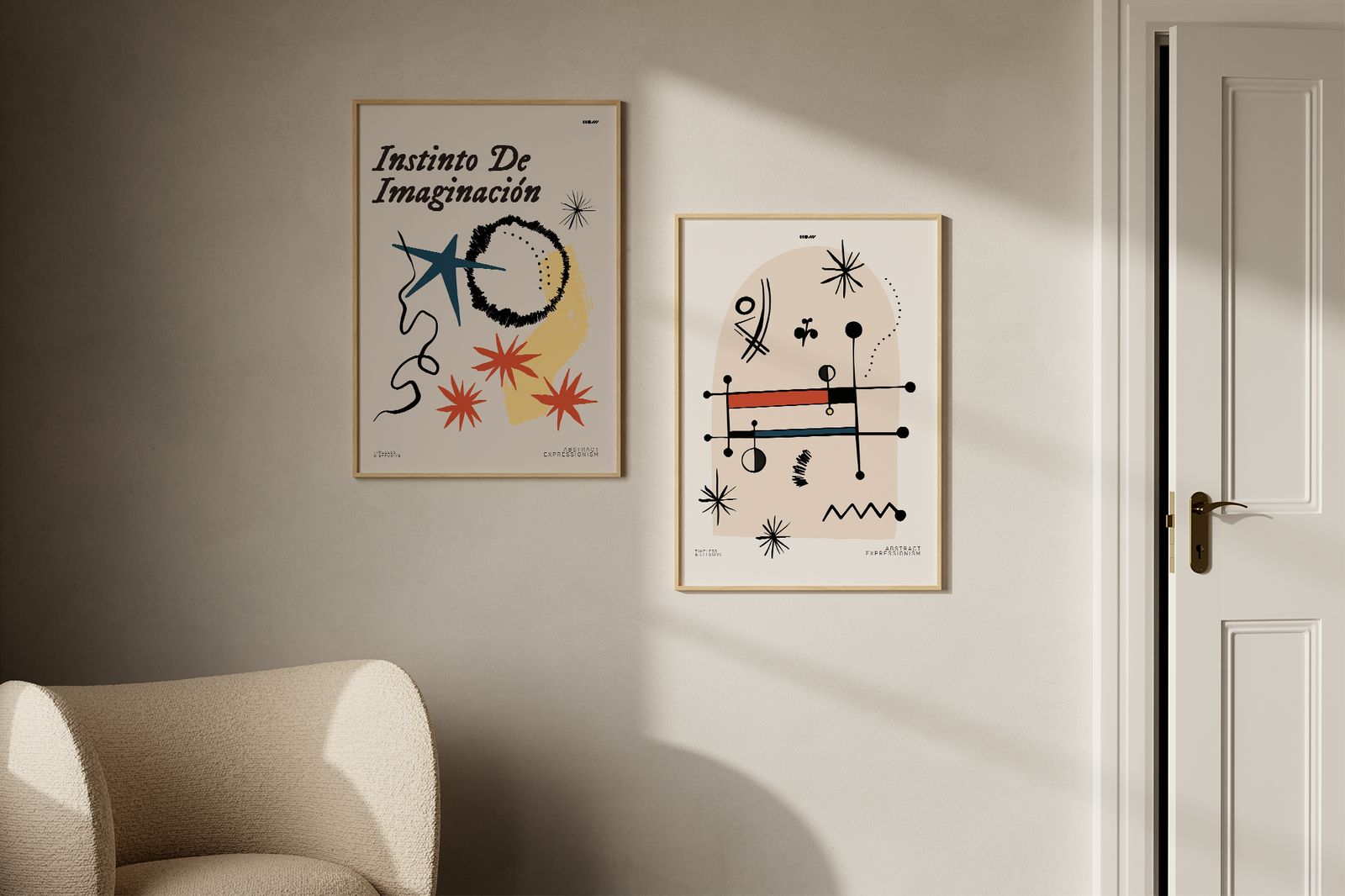 Plakat - Instinto De Imaginación / Sæt af 2