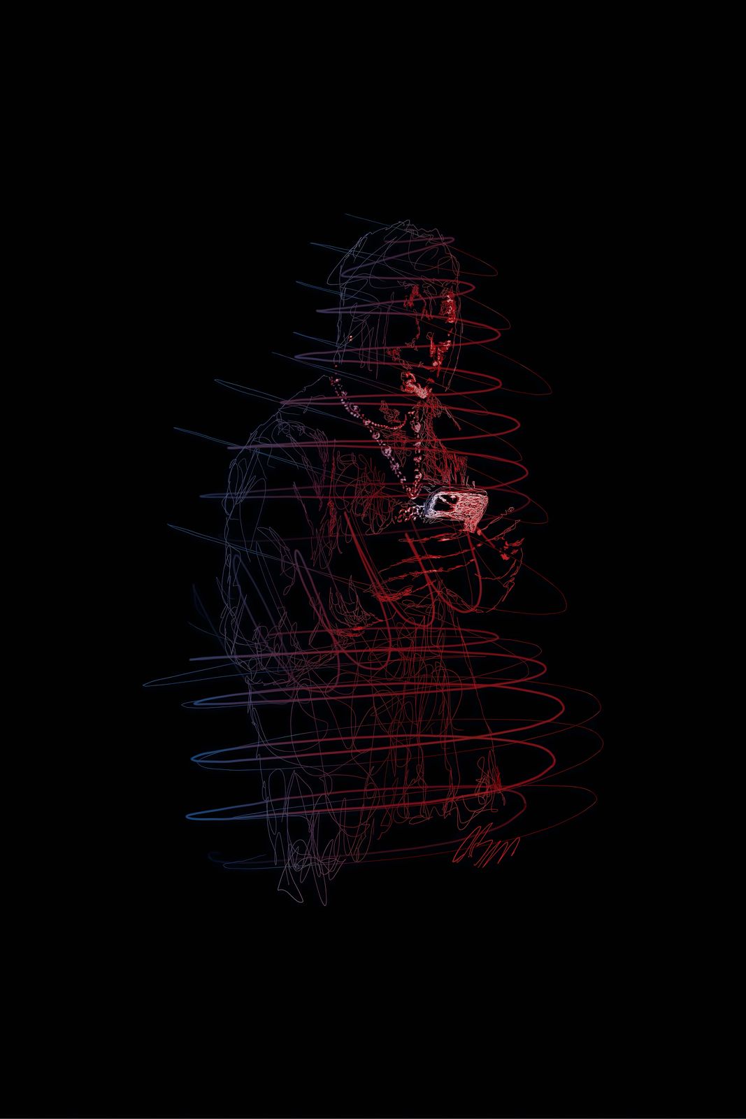 Plakat - Abstrakt Figur