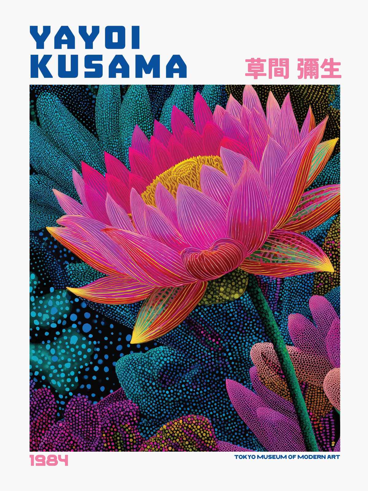 Plakat - Kusamas livlige lotus