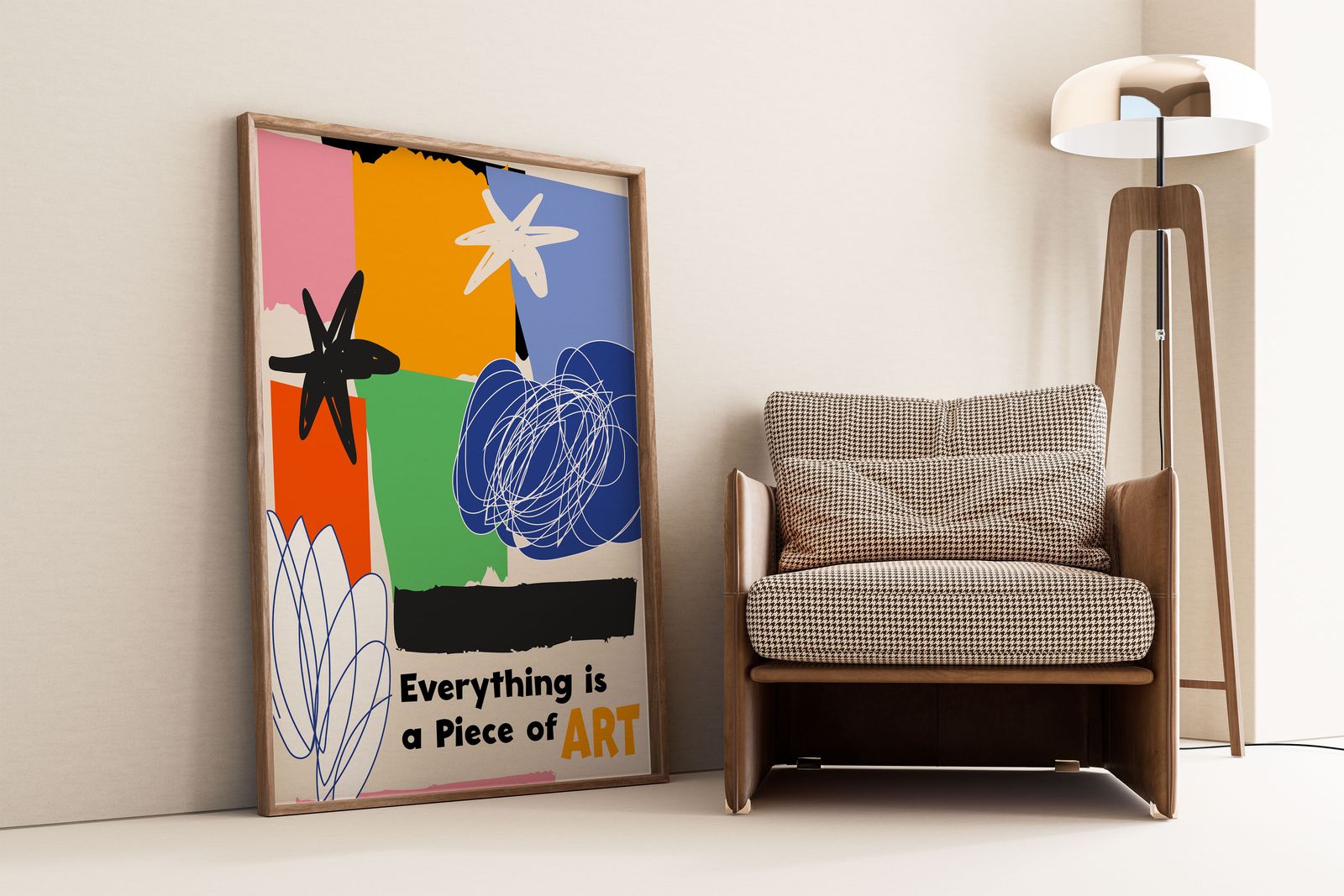 Plakat - Abstrakt Kunst Inspiration