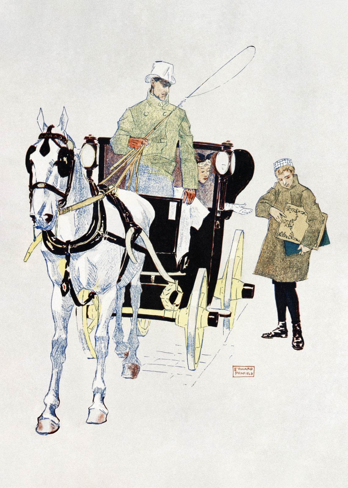 Plakat - Vintage Vogn af Edward Penfield