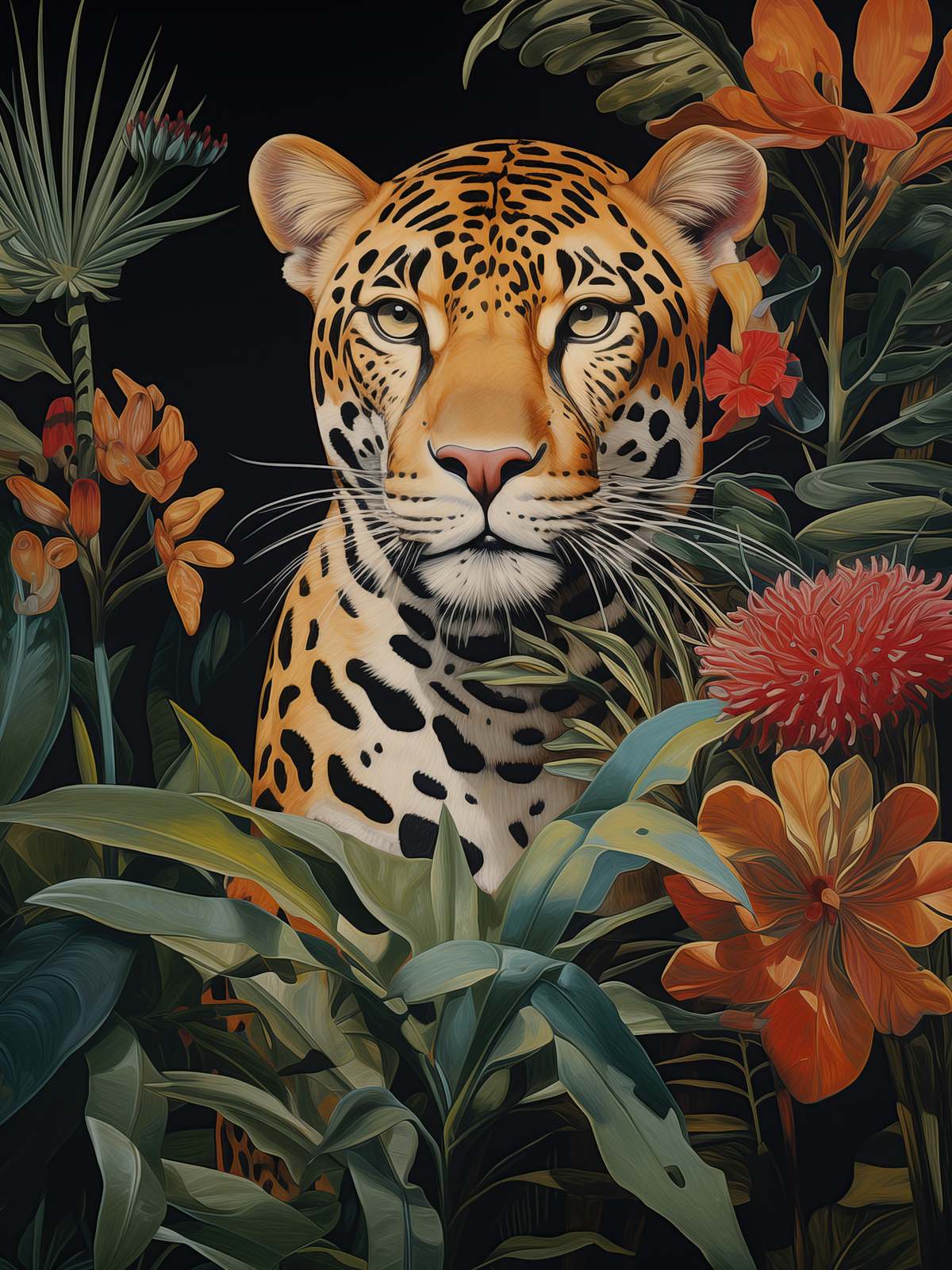 Plakat - Leopard i Jungle
