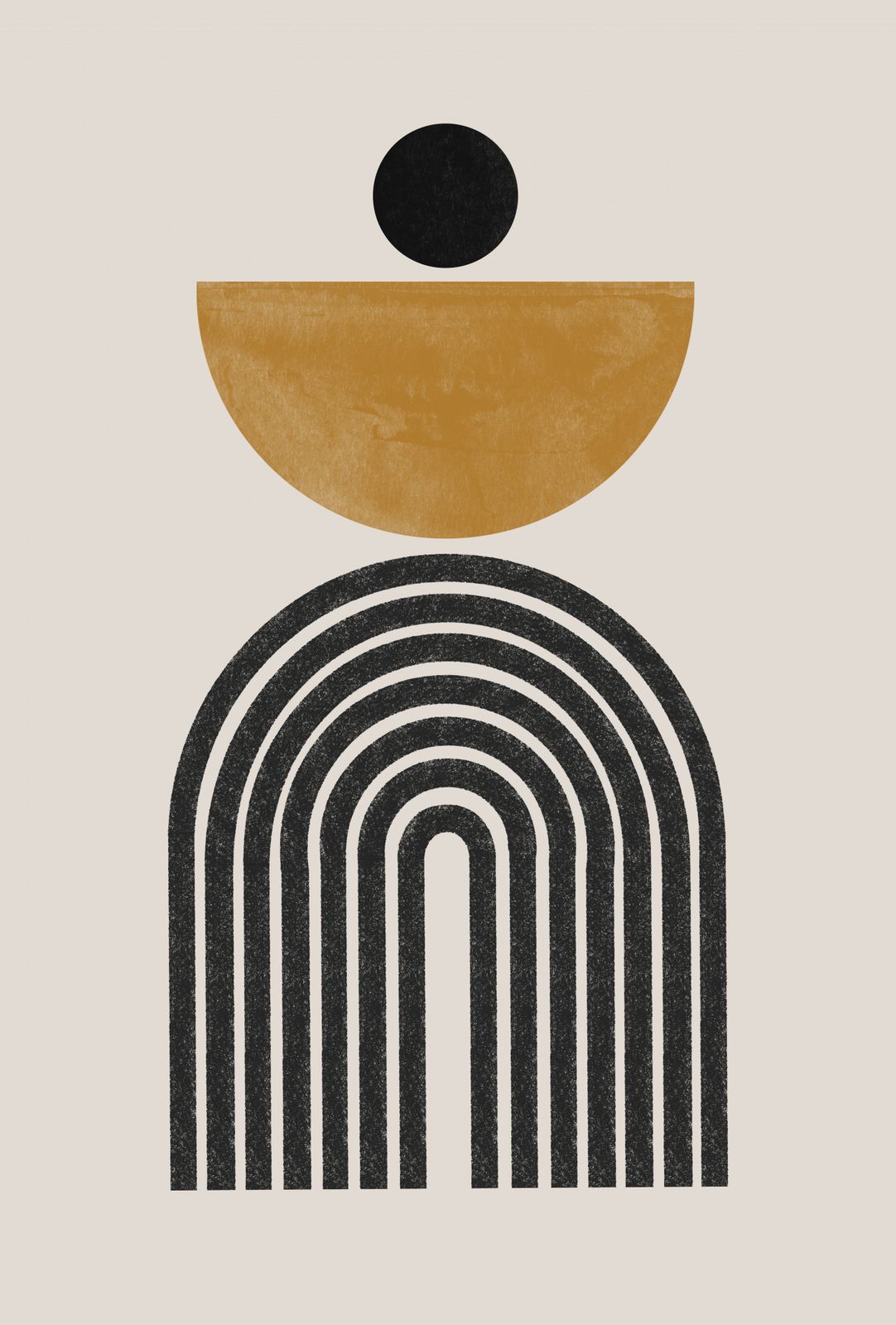 Plakat - Abstrakte former