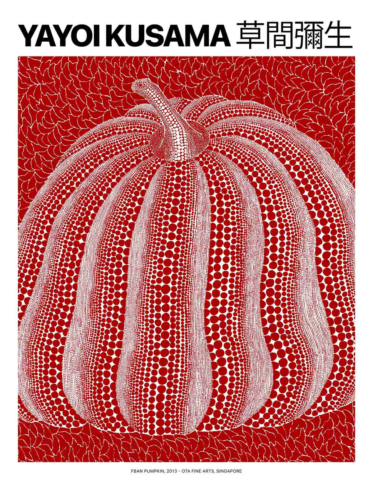 Plakat - Yayoi Kusama Græskar
