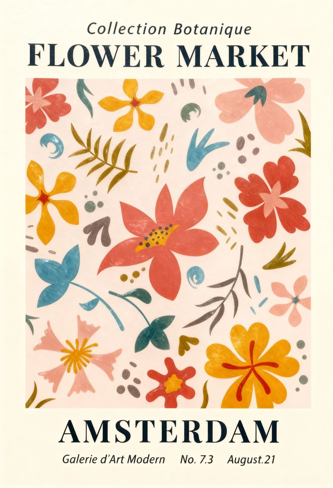 Plakat - Amsterdam Blomstermarked