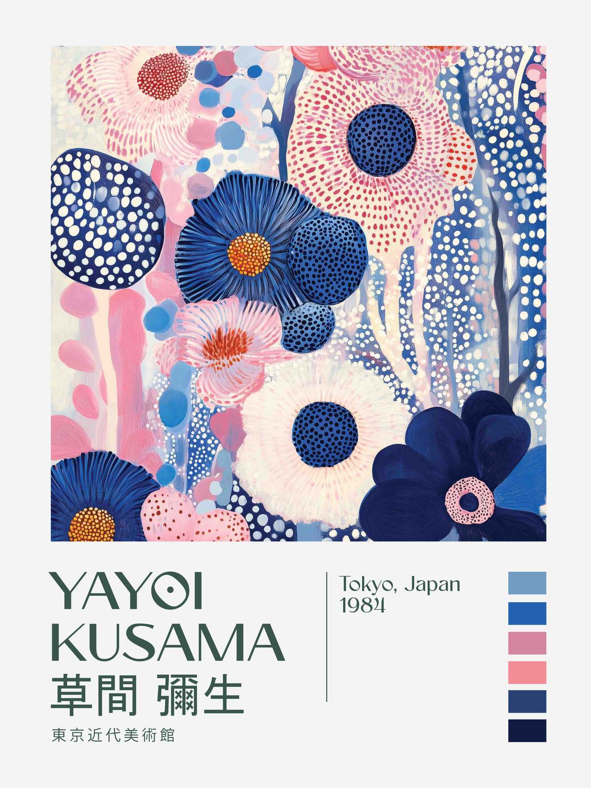 Plakat - Yayoi Kusama Kunsttryk