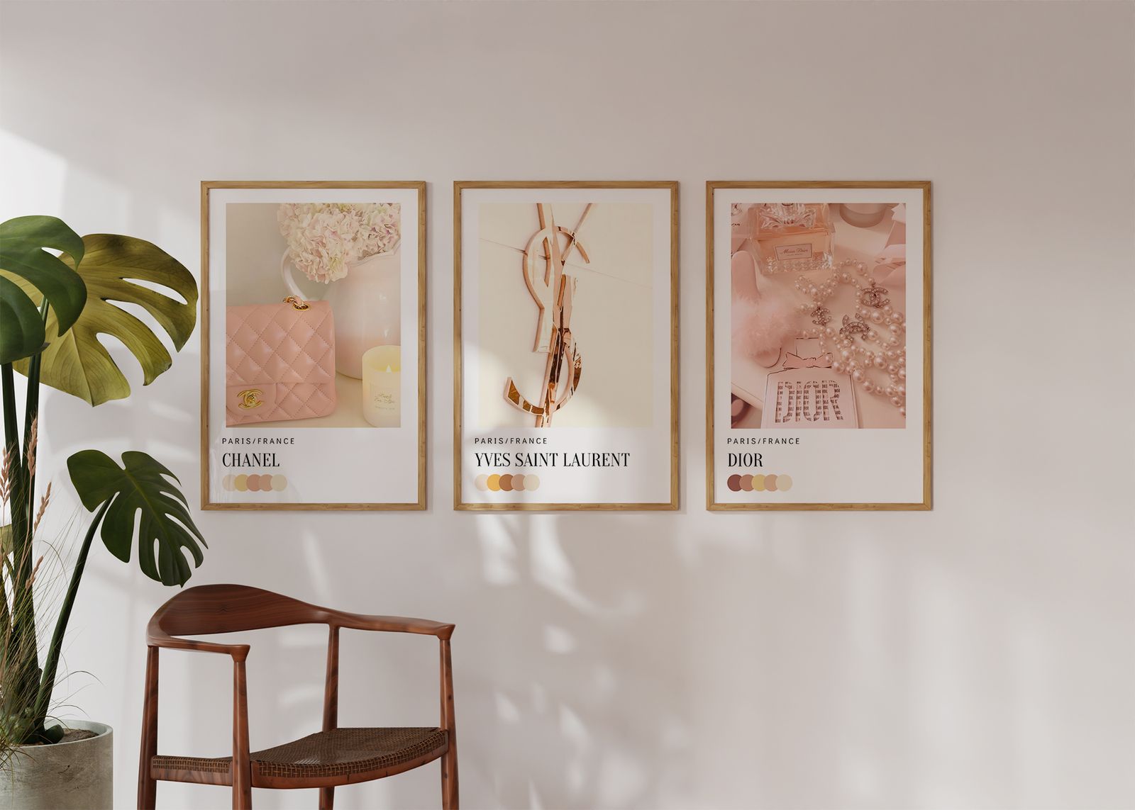 Plakat - Paris Mode / Sæt med 3