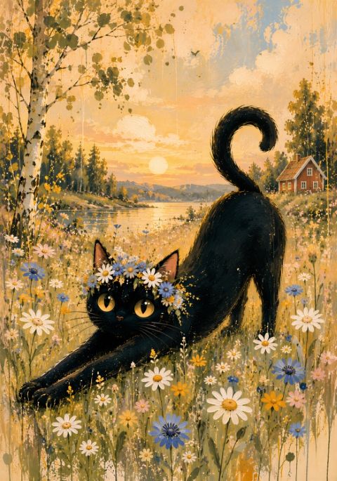 Plakat - Kat i Eng
