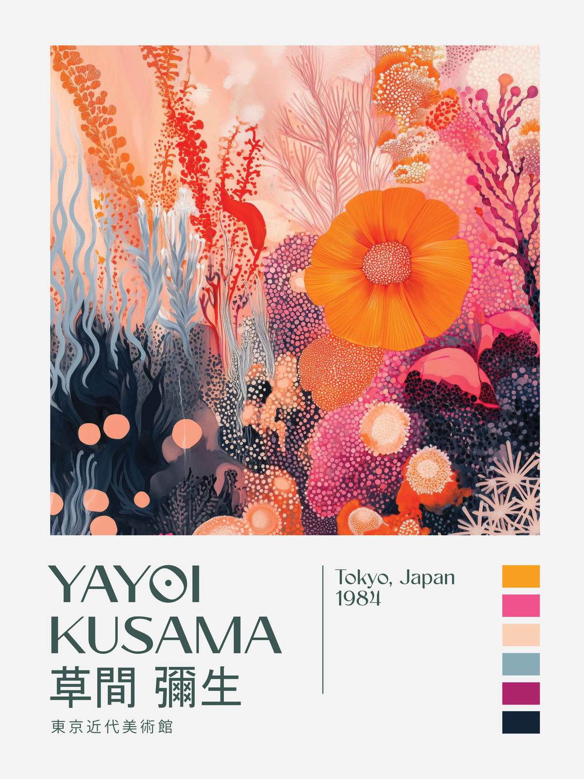 Plakat - Yayoi Kusama Kunst