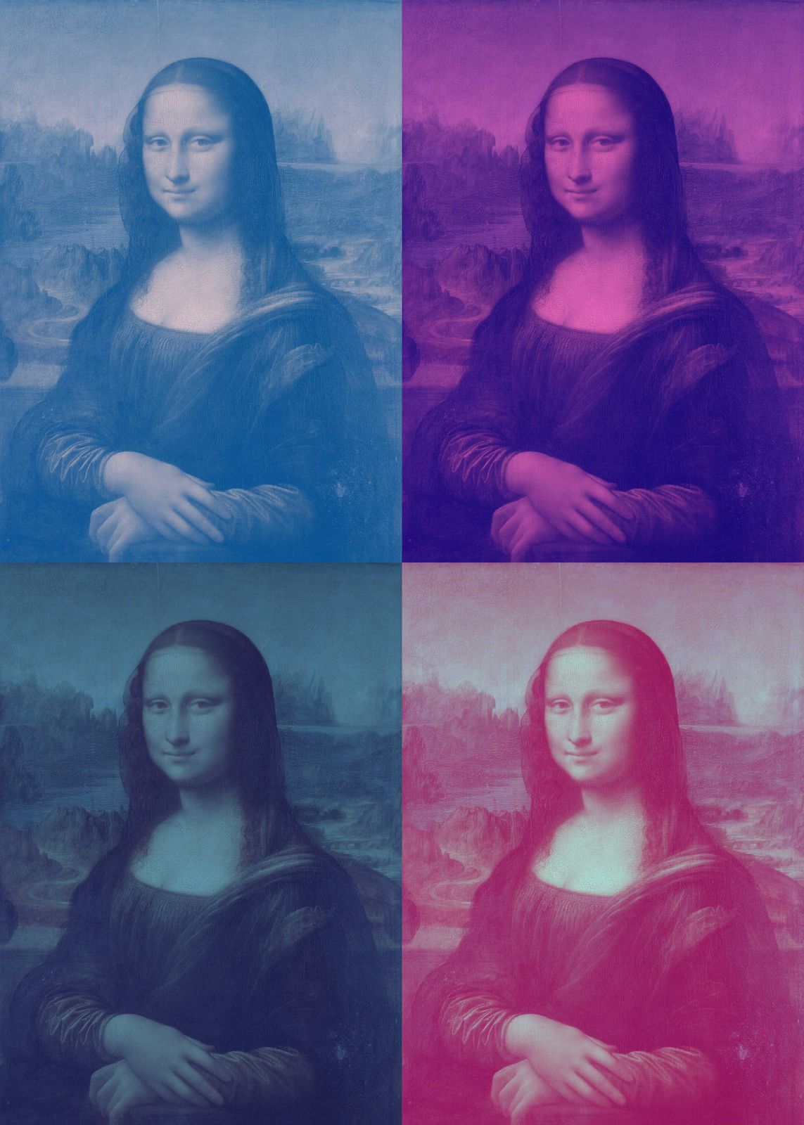 Plakat - Mona Lisa Pop Art