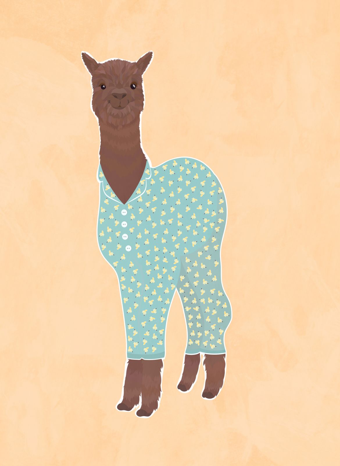 Plakat - Lama i pyjamas