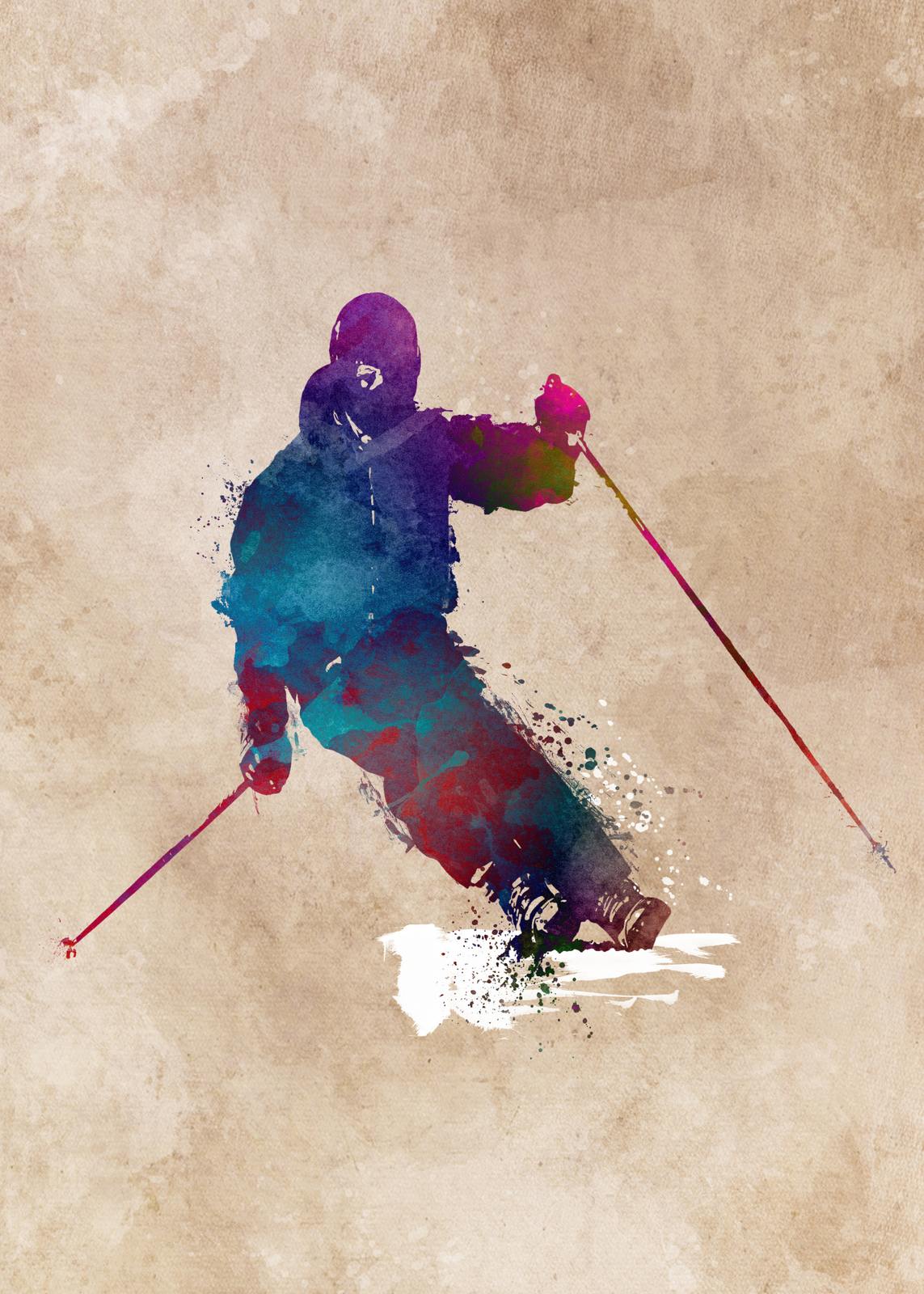 Plakat - Skikunst