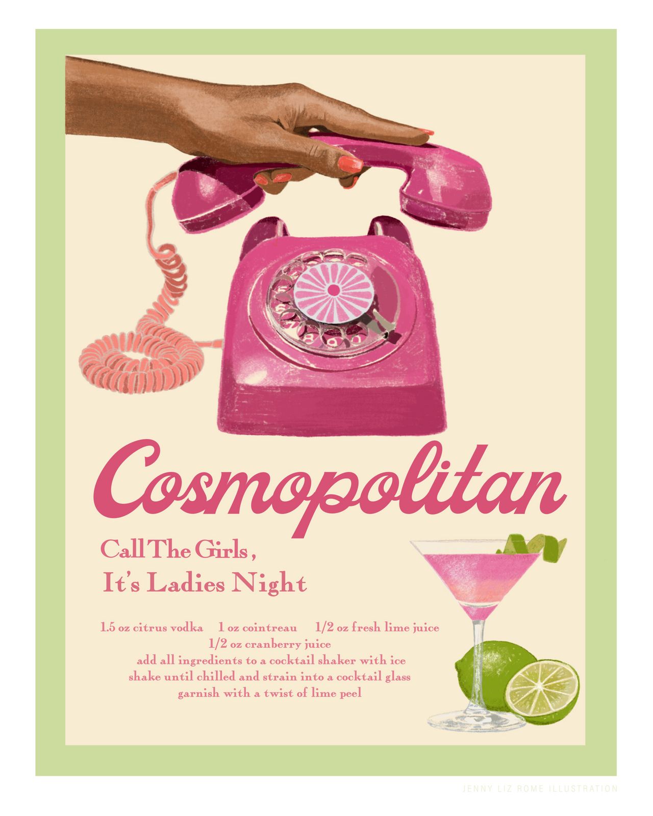 Plakat - Cosmopolitan Retrodesign