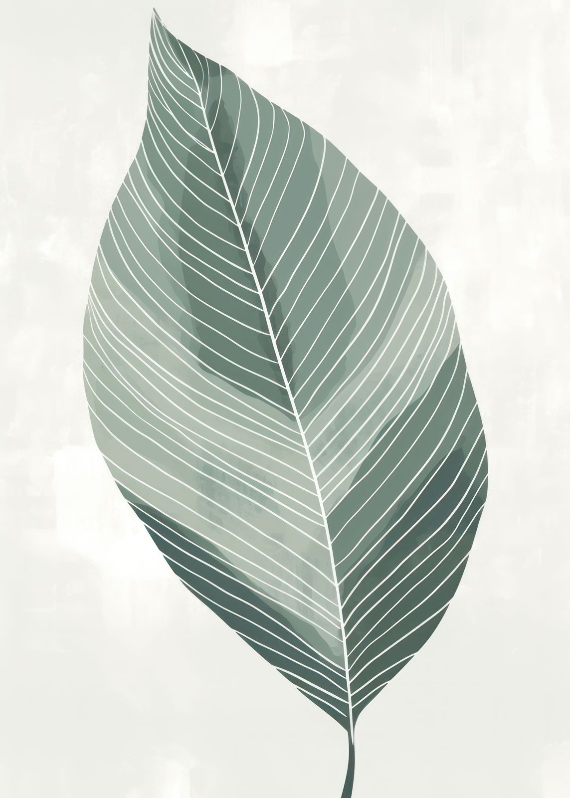 Plakat - Bladkunstprint