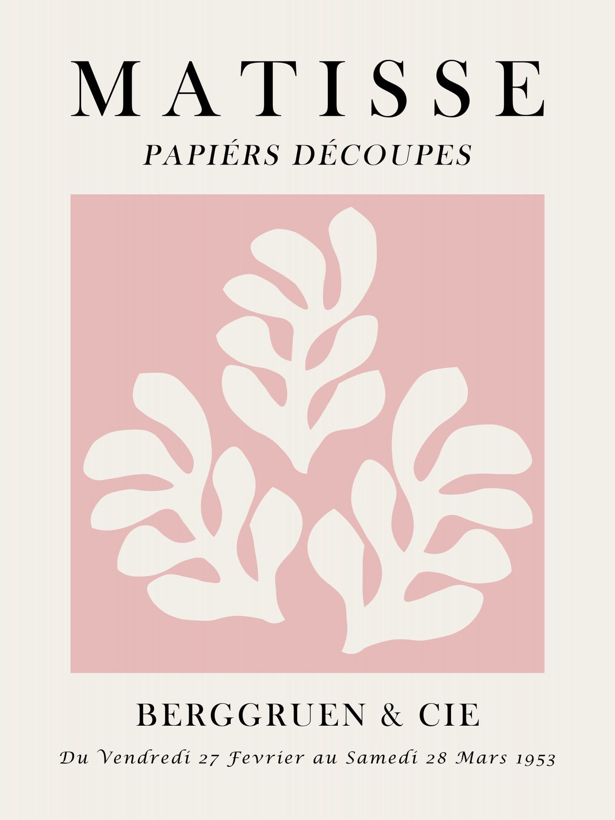 Plakat - Matisse Papiers Découpés