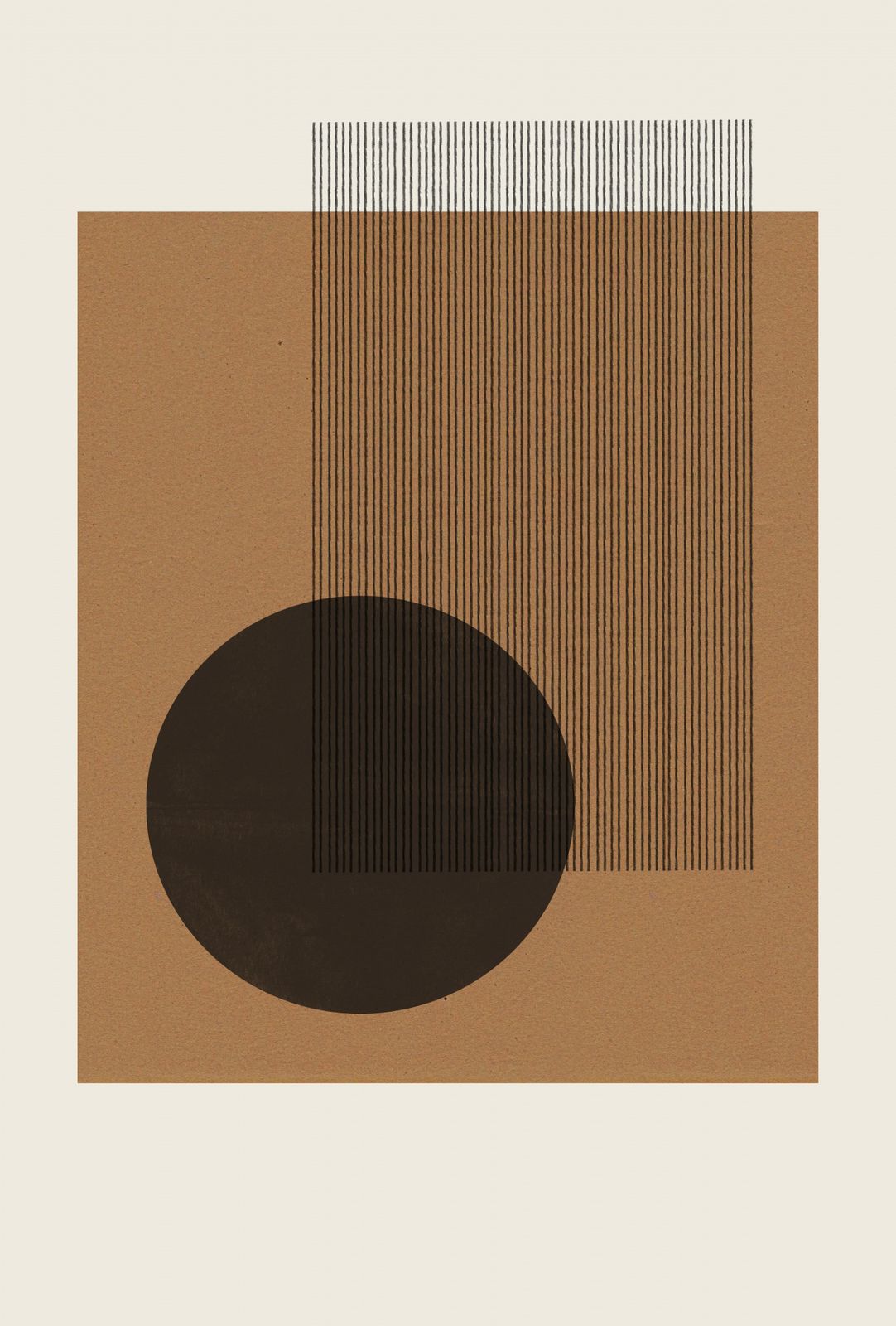 Plakat - Geometrisk Abstrakt Design