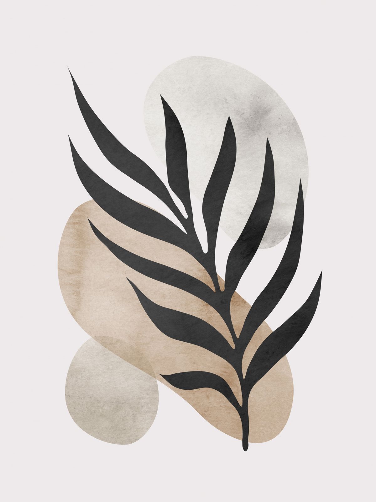 Plakat - Abstrakt Bladdesign