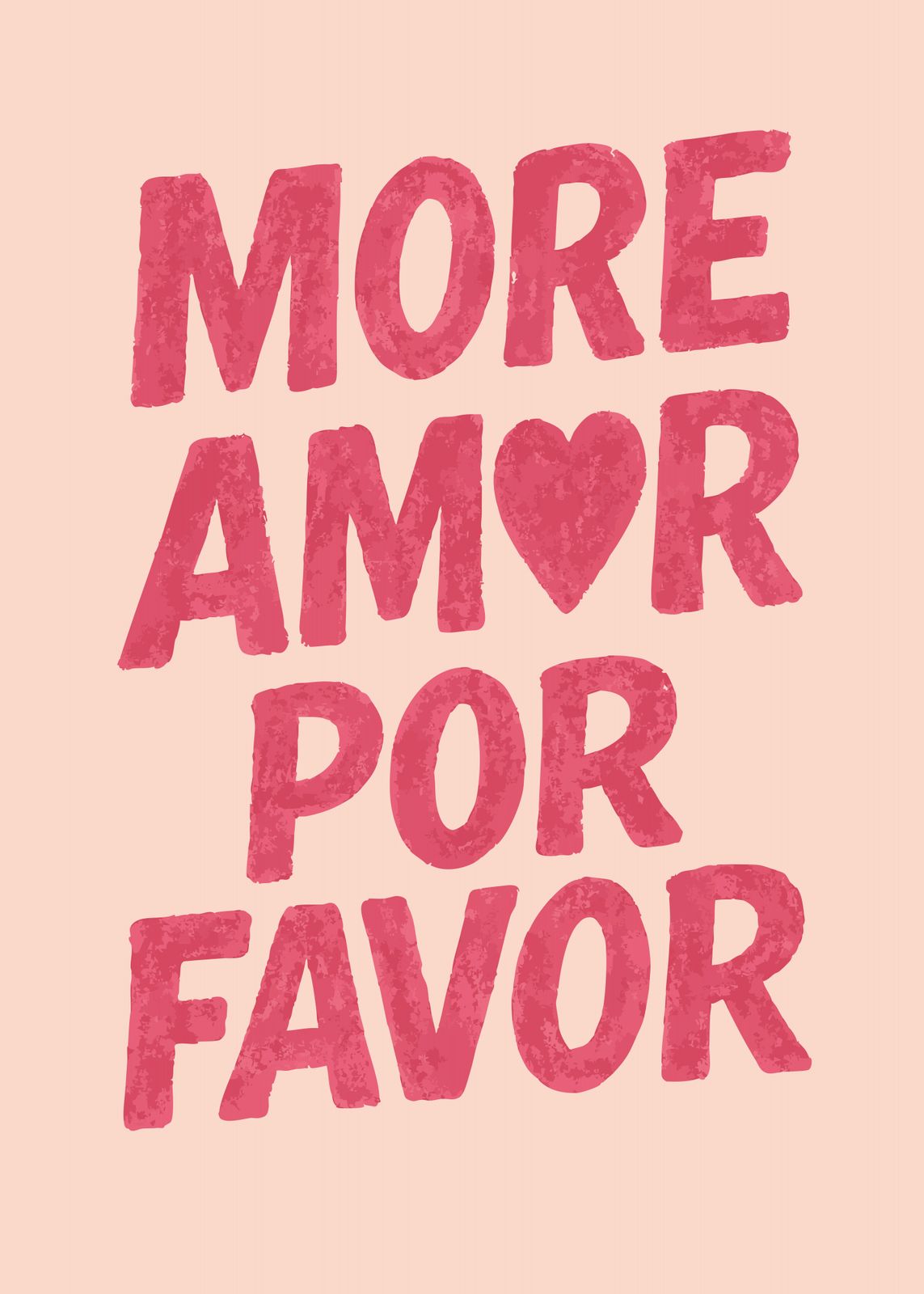 Plakat - More Amor Por Favor