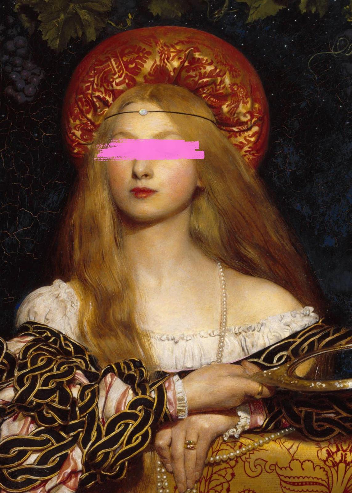 Plakat - Dame med en Halo