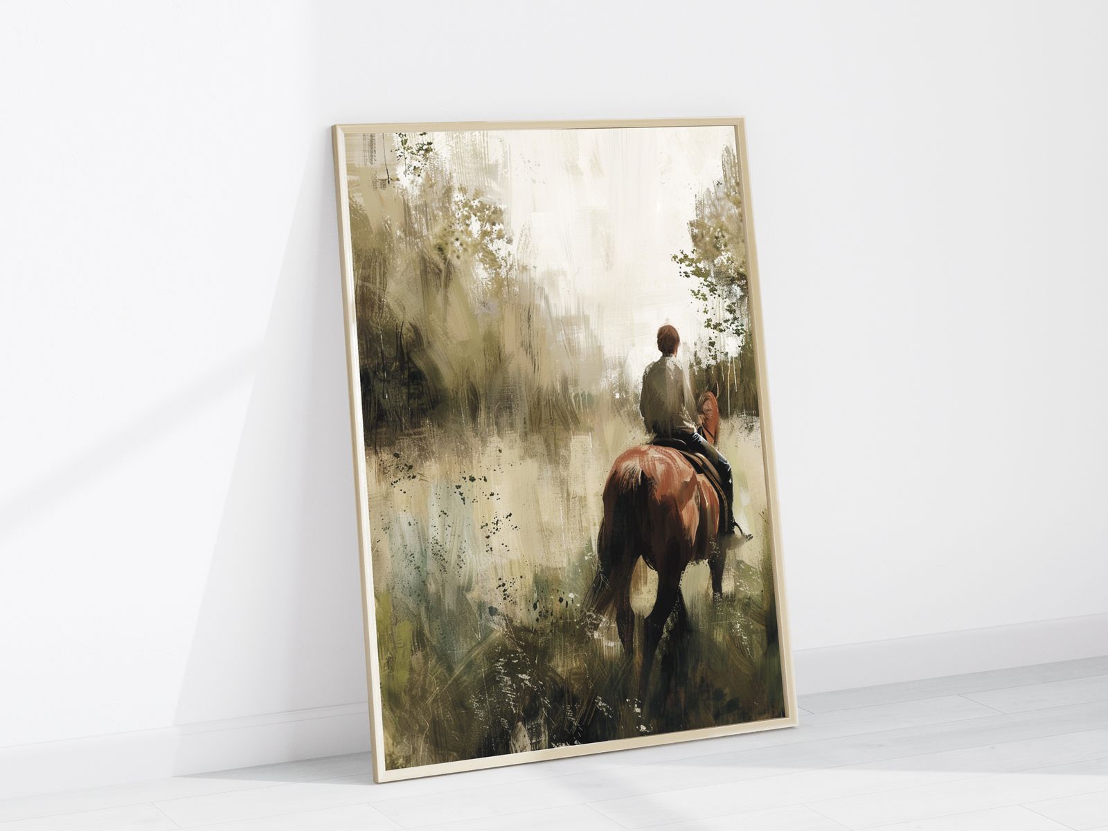Plakat - Ridning i Naturen