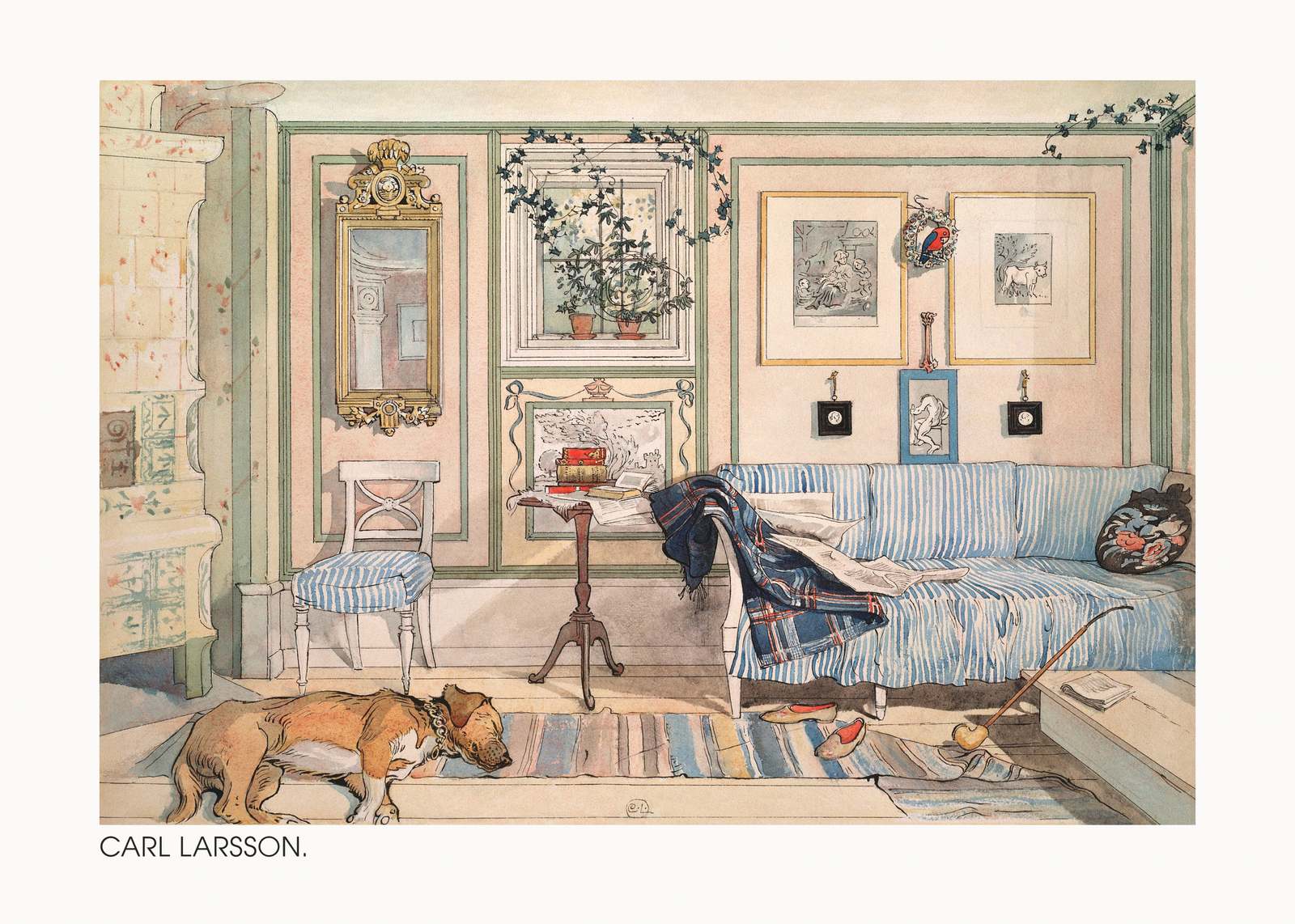 Plakat - Carl Larsson kunstværk