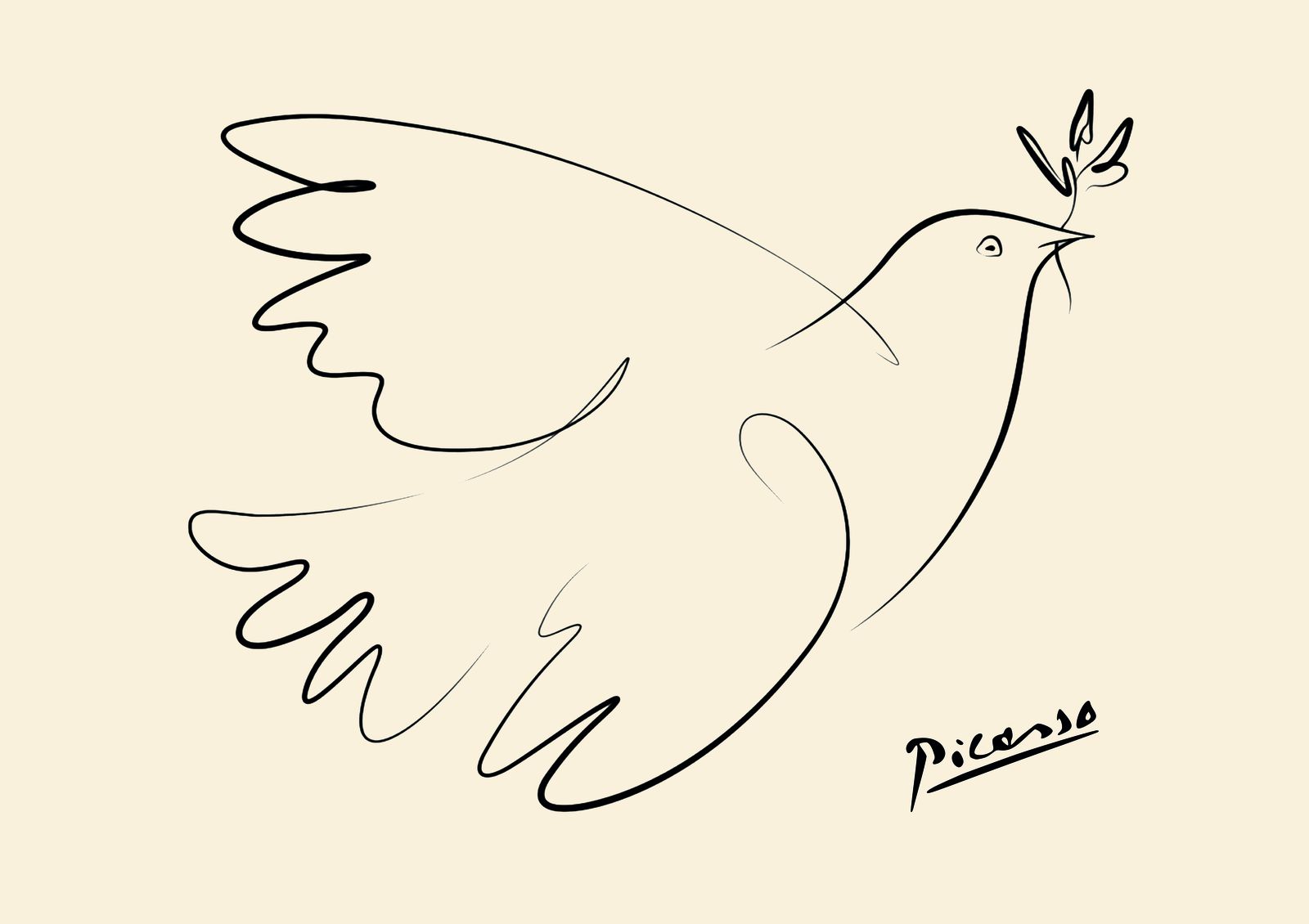 Plakat - Fredens Due af Picasso
