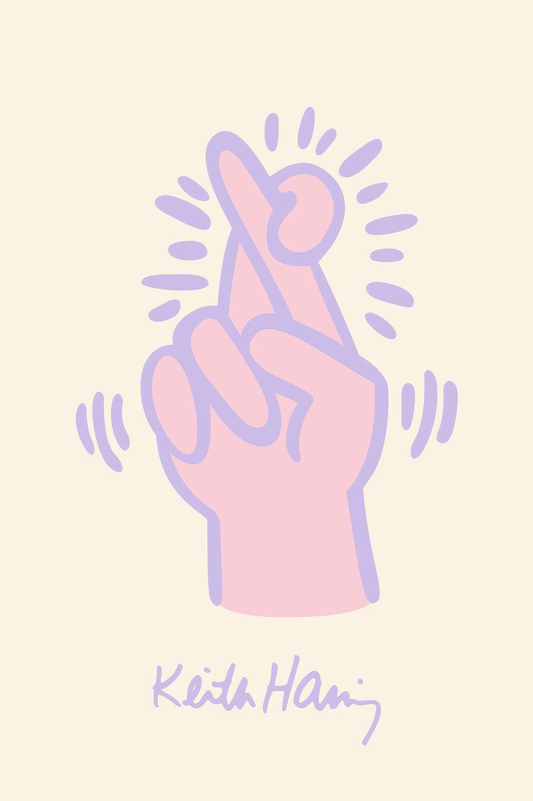 Plakat - Keith Haring Kunst