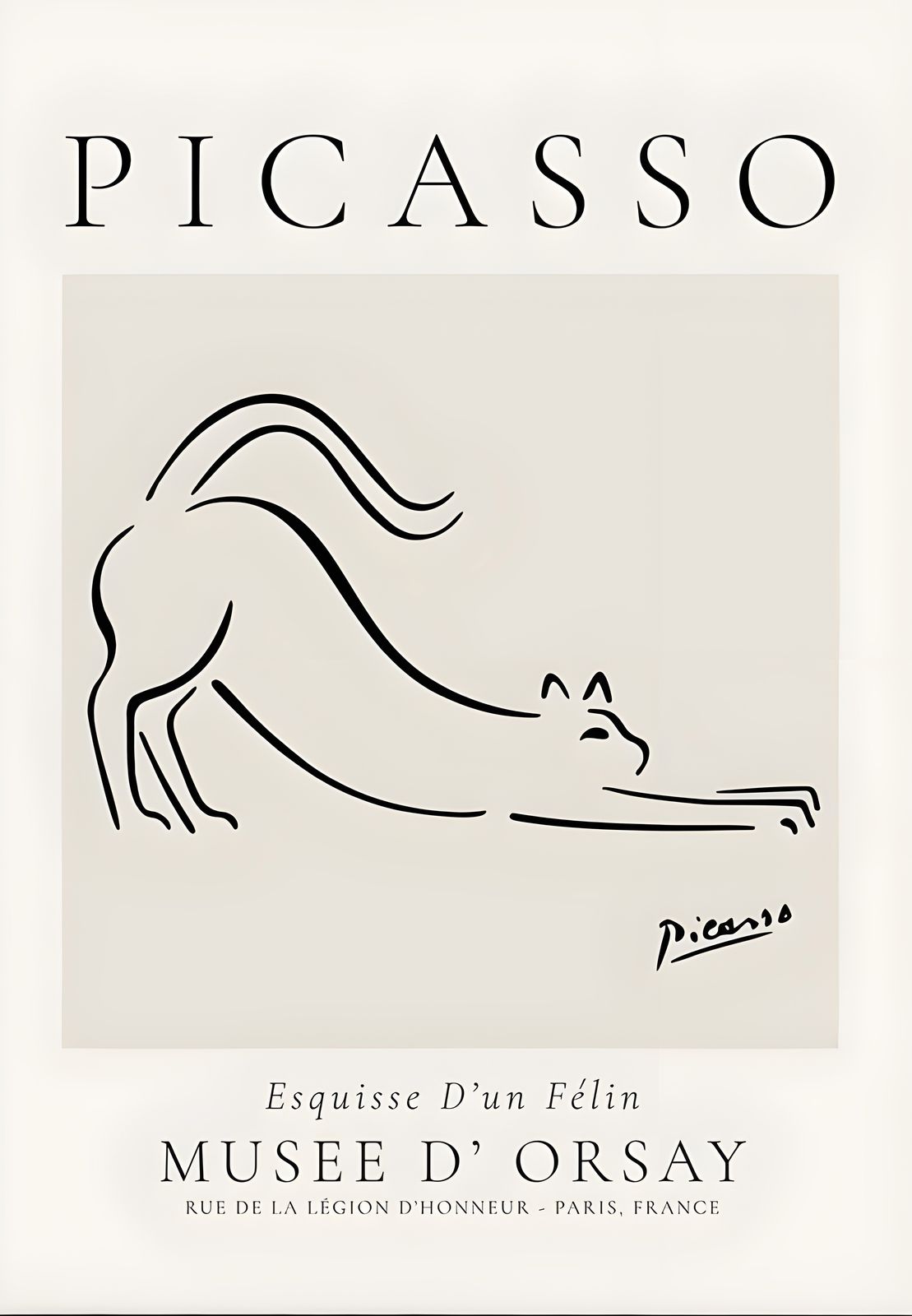 Plakat - Esquisse d'un Félin