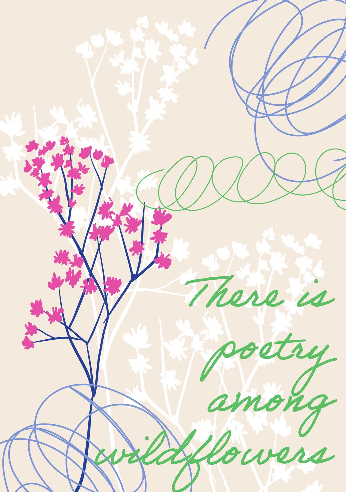 Plakat - Poesi Blandt Vildblomster