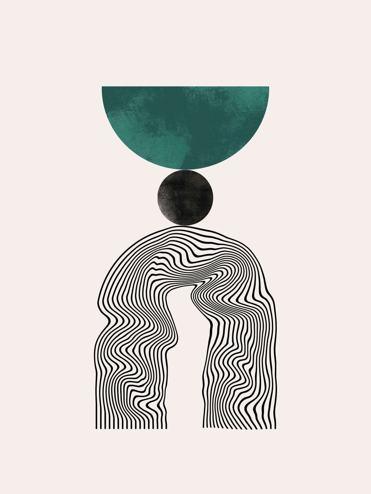 Plakat - Abstrakt Moderne Kunst