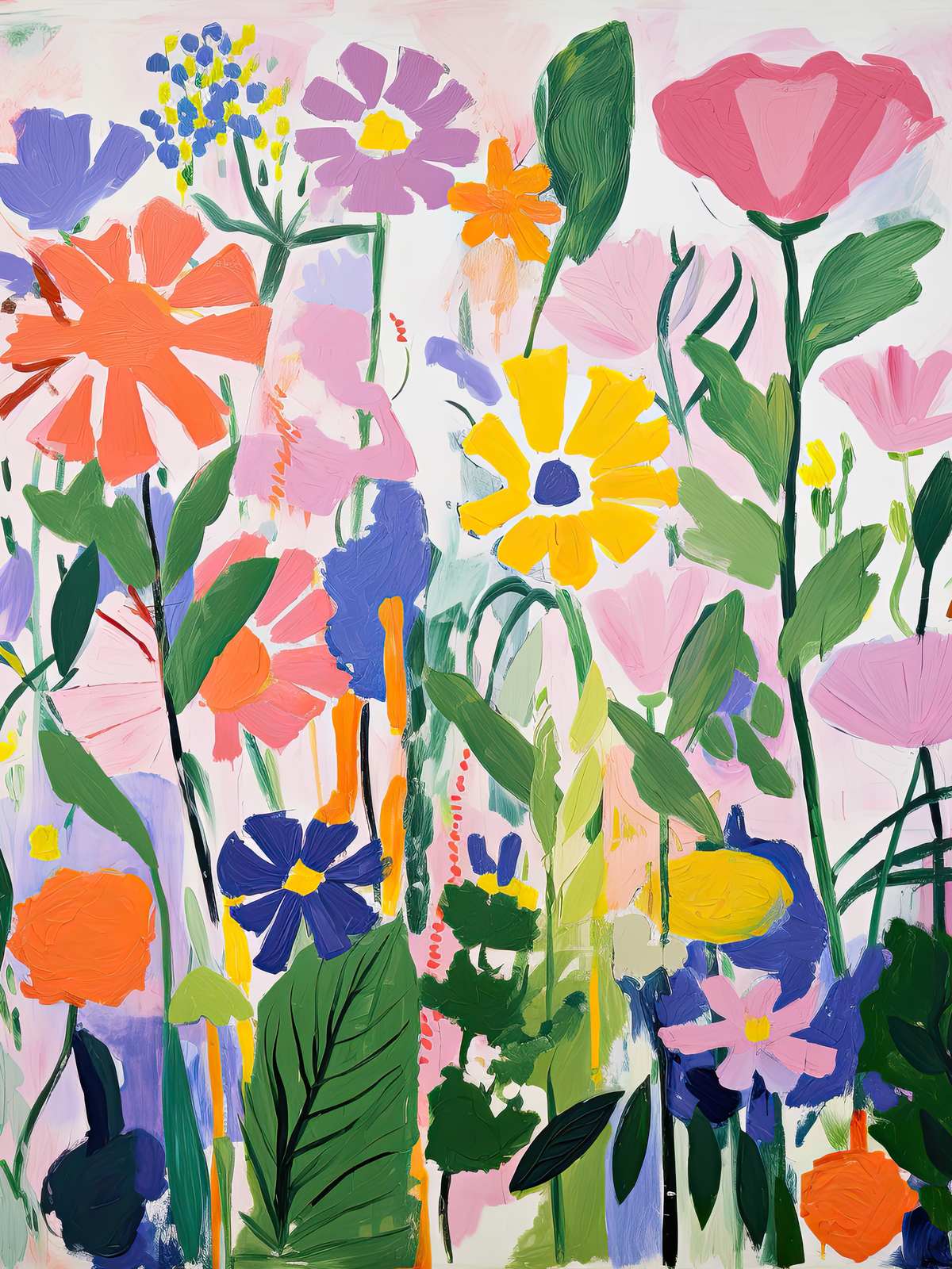 Plakat - Blomstret Abstrakt