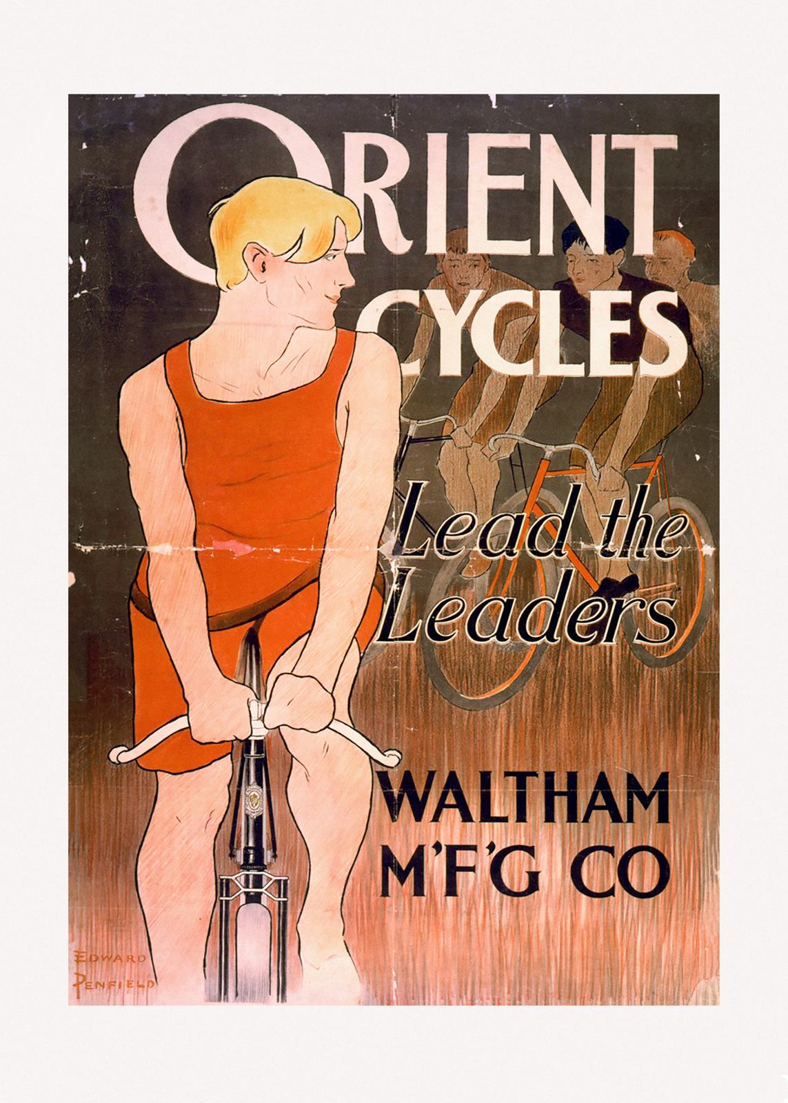 Plakat - Orient Cycles af Edward Penfield