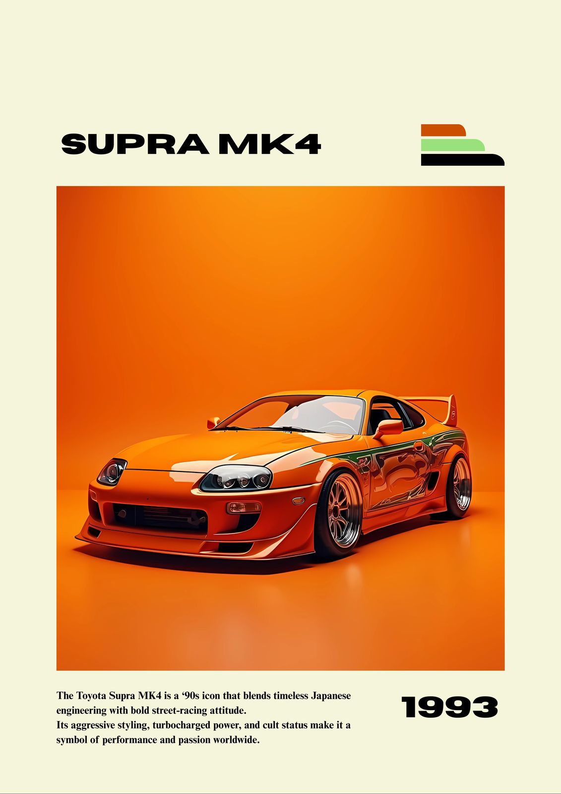 Poster - Supra MK4 1993