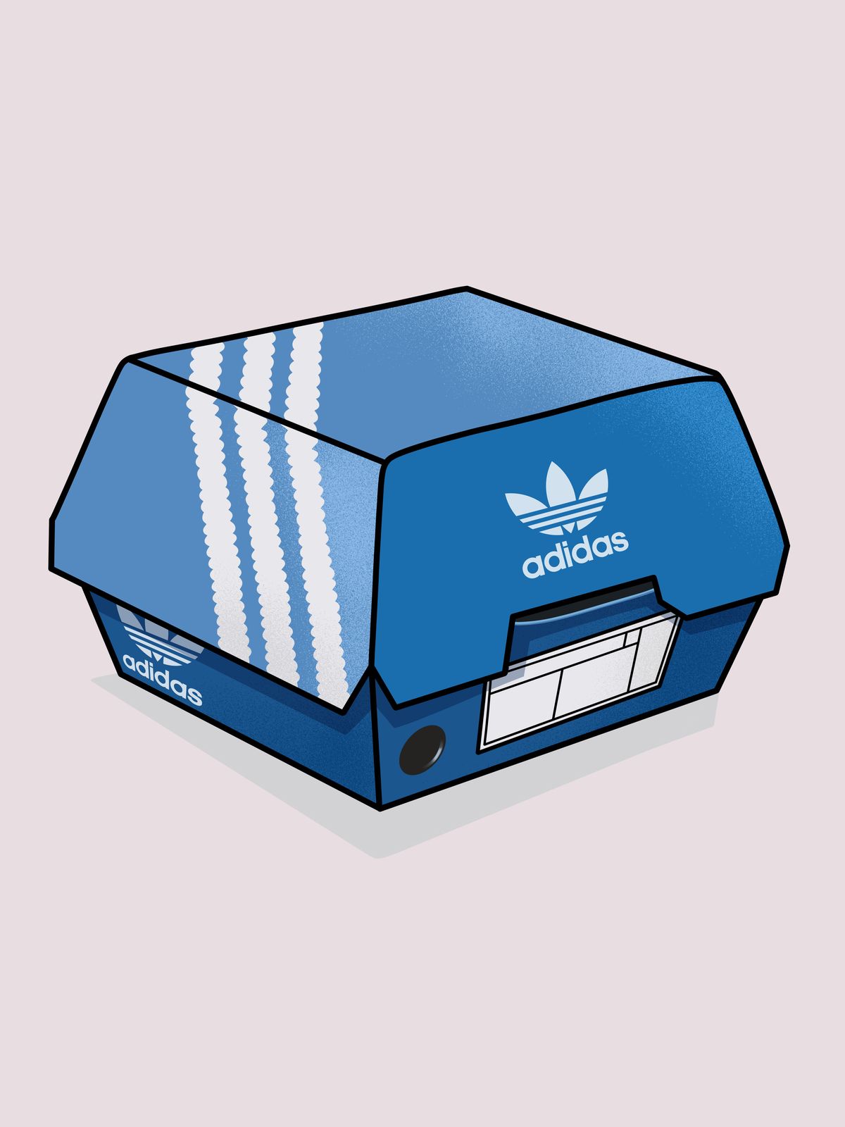 Plakat - Adidas skoboks