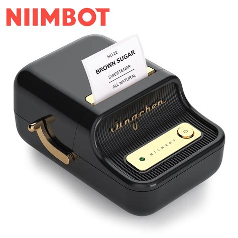 Niimbot Labelprinter – B21 Pro Opgraderet Fotolabelprinter / Sort
