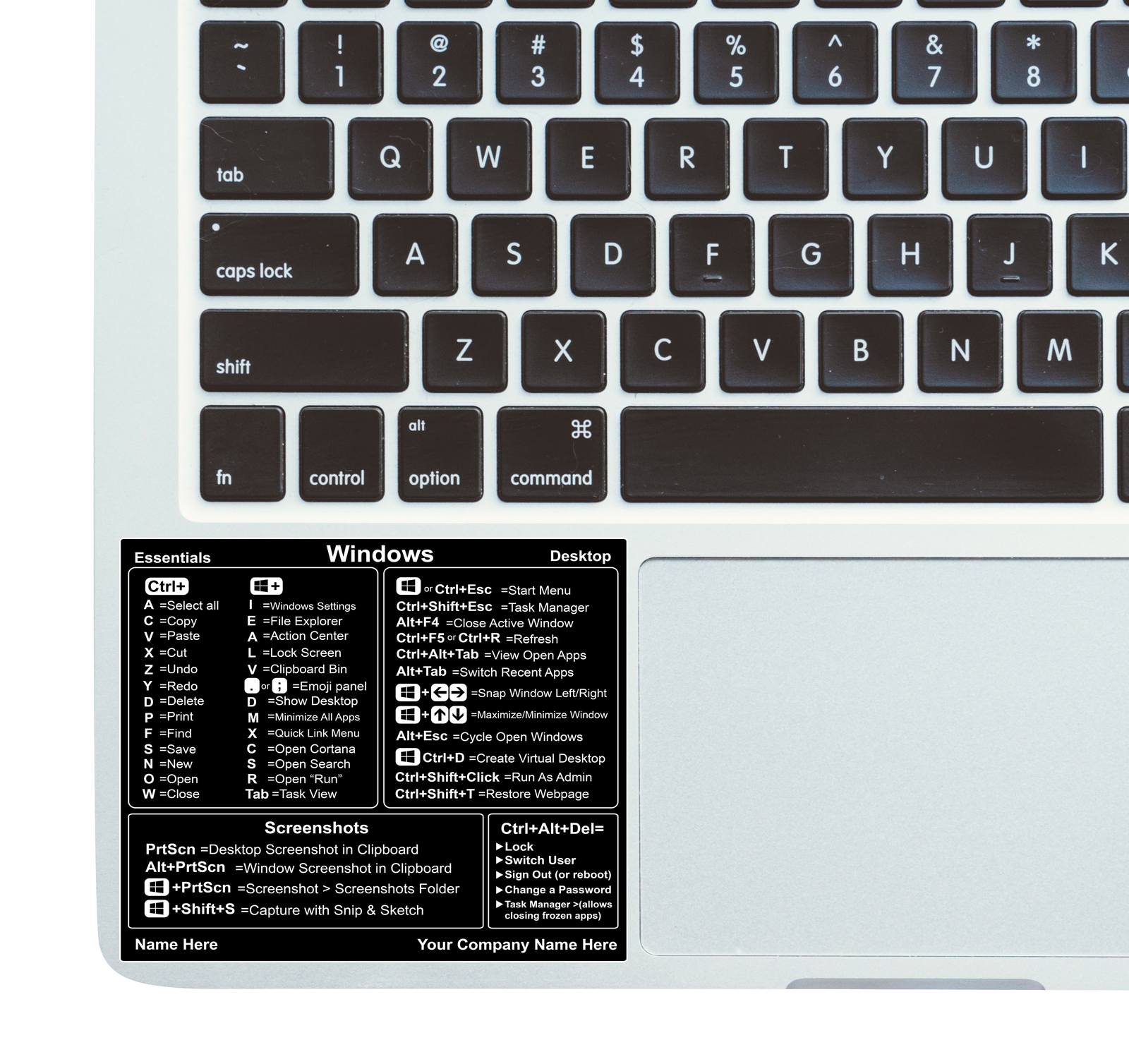 Sticker - Windows tastaturgenveje